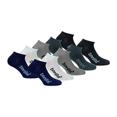 Imagen de Caterpillar Sneaker 10 pares Calcetines cortos, altura del tobillo, en algodón suave (Surtido, 39 42)