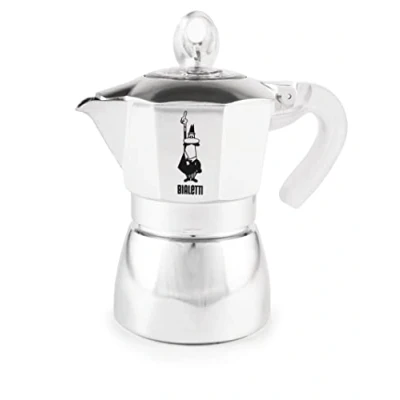 Imagen de Bialetti Cafetera Dama Pure Ice, 3 tazas, no apta para inducción, tazas (159 ml), aluminio