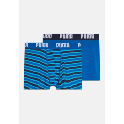 Imagen de Puma BOYS Everyday Striped 2 PACK Culotte para niños, Talla: 13 14a, Blue