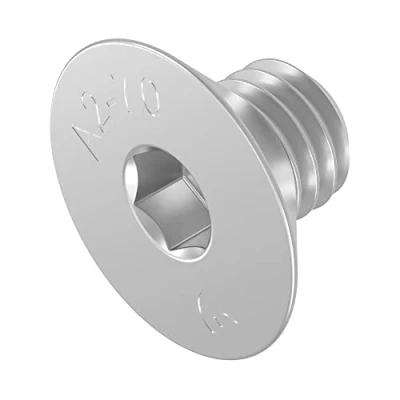 Imagen de Tornillo avellanado SECCARO M6 x 8 mm, acero inoxidable V2A VA A2, DIN 7991 / ISO 10642, hexágono interior, 20 piezas
