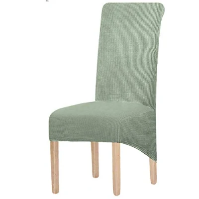 Imagen de KELUINA Spandex Elástico Jacquard Fundas de Sillas Comedor XL para El Hogar(Jade,4 Piezas)