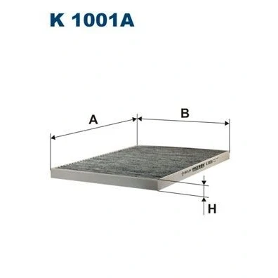 Imagen de Filtro de habitáculo FILTRON K1001A