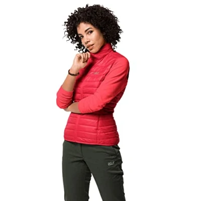 Imagen de Jack Wolfskin Mujer JWP Vest W Chaqueta, Tulip Red, X Small