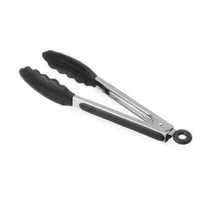 Imagen de HENDI pinzas de servir, aptas para el lavavajillas, con tenazas silicona resistentes al calor, sistema bloqueo, cocina, alimentos, asar, (L)267mm