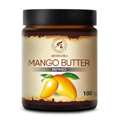Imagen de Manteca de Mango 100g Refinada Mangifera Indica Indonesia 100% Puro y Natural Cuidado Facial Corporal Intenso Piel Masaje Cabello