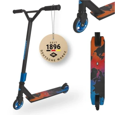 Imagen de Schildkröt Patinete de Acrobacias Untwist, Llanta Aluminio, Ruedas PU 100 mm, para Grandes Trucos y