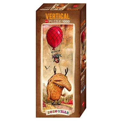Imagen de Heye 29743 Rompecabezas Vertical, Red Globo 1.000 Partes Verticales, Zozoville, Multicolor