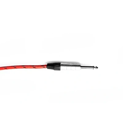 Imagen de GEWA Cable de instrumentos mono Pro Line 3m jack angular, negro rojo, 6,3 mm angular mm, 190518