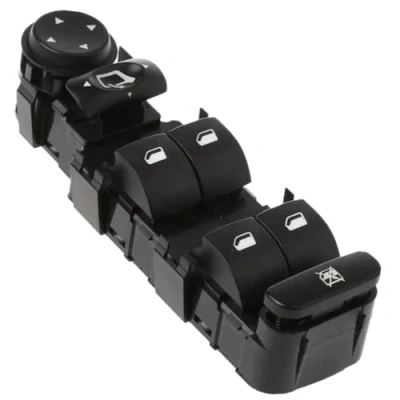 Imagen de GEEANDLY Interruptor Mando Elevalunas Botonera botón del conductor 6554.HA 6554HA compatible con Citroen C4 2004 2010