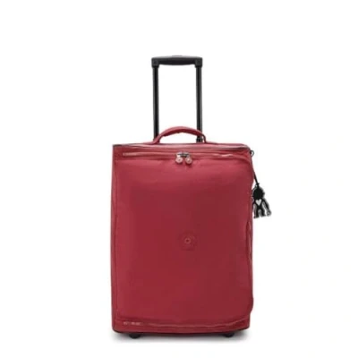 Imagen de Kipling Teagan C, Bolsa de Viaje con Ruedas Tamaño Cabina Extra Pequeña, Rojo (Funky Red)