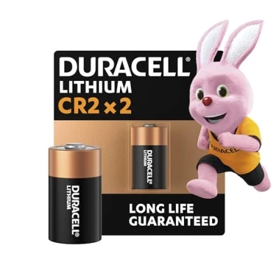 Imagen de DURACELL CR2 (paquete de 1) pilas litio alta potencia 3 V (CR15H270) Larga duración garantizada Para detectores movimiento sistemas alarma, termómetros digitales, luces LED