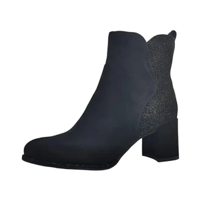 Imagen de MARCO TOZZI 2 25095 41, Botas Cortas al Tobillo Mujer, Negro y Dorado, 40 EU