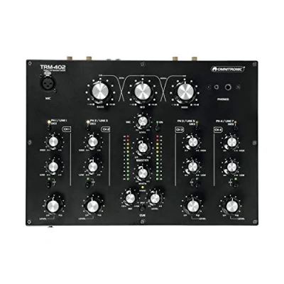 Imagen de Omnitronic 10355930 mezclador analógico giratorio de 4 canales