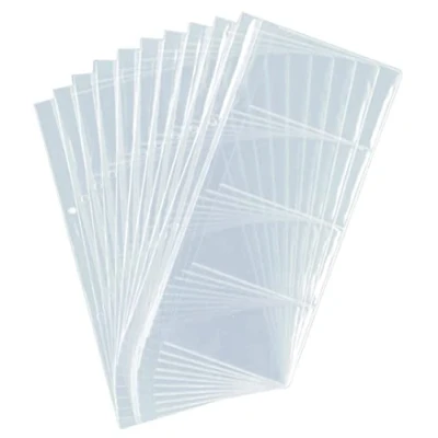 Imagen de Durable 238719 Fundas para tarjetas de visita (para 2383/2385) Bolsa con 10 piezas transparentes