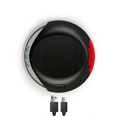 Imagen de Flexi CFNZLS 551 S Sistema de iluminación LED Para las nuevas correas clásicas y confort Con potente luz intermitente delantera trasera Negro