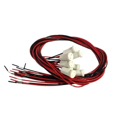 Imagen de Casquillo G4 GU4 GU5.3 LED y halógeno para lámparas de bajo voltaje 12 V/24 V (G4 blanco 10 unidades)
