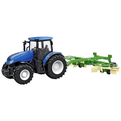 Imagen de Amewi Tractor RC 22599 con centrífugo, luz y Sonido, 1:24 RTR Incluye Mando a Distancia, batería, Cable de Carga