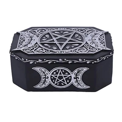 Imagen de Nemesis Now Hecate&#039;s Caja de protección, color negro, 17,8 cm