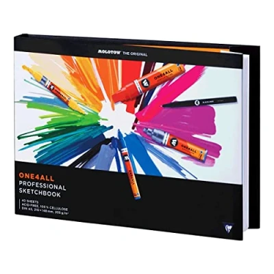 Imagen de Molotow One4all Cuaderno de dibujo (DIN A5, horizontal)