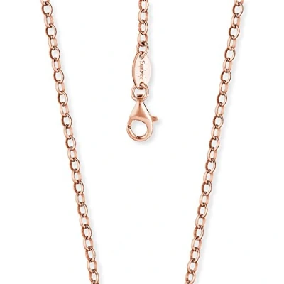 Imagen de Engelsrufer ancla cadena collar oro grueso plata esterlina 925 2,85 mm (0,11&quot;) longitud 45 cm (17.72&quot;)