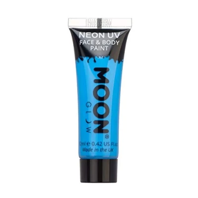 Imagen de Moon Glow Pintura corporal y facial intensa de neón UV Intenso Azul 12 ml