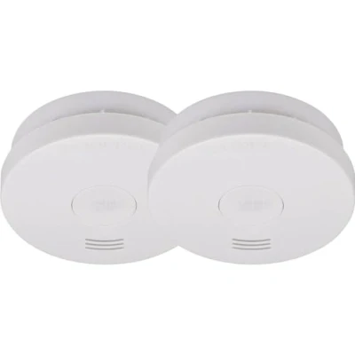 Imagen de Brennenstuhl detectores de Humo Set, 2X RM L 3100 con batería integrada (Probado y Certificado según VDS DIN EN 14604) Blanco