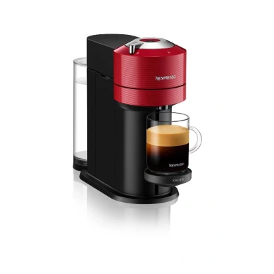 Imagen de Cafetera de cápsulas Nespresso® Krups Vertuo Next XN9105, 1500 W, 1.1 L, Calentamiento en 30 s, Tecnología Centrifusión, Wi Fi, Bluetooth, Rojo
