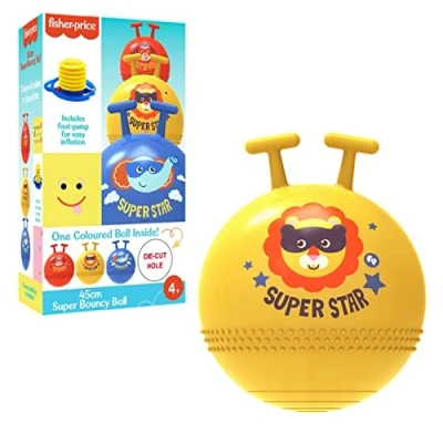 Imagen de DQB DeQUBE Fisher Price Cornamenta Pelota saltarina con Agarre (920D00087)