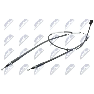 Imagen de NTY HLR PL 039 Cable de Freno Mano Atrás izquierda, derecha 2165, 733mm Discos