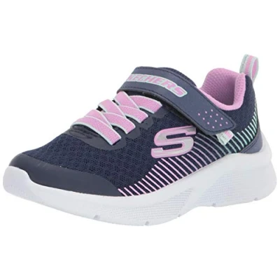 Imagen de Skechers Microspec, Sneakers, Navy/Lavender, 35 EU