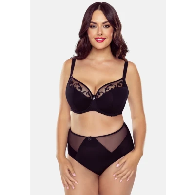 Imagen de Vivisence Sujetador Semi Acolchado con Bordado para Mujeres 1020, Negro,100E