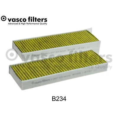 Imagen de DAVID VASCO B234 Filtro de habitáculo carbón activado con polifenol 294 96 32 cuadrada CITROËN: Berlingo II, C4 I Grand Picasso,