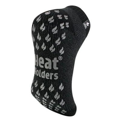 Imagen de HEAT HOLDERS calcetines térmicos para hombre de 2,3 tog, cálidos, gruesos, antideslizantes, corte bajo, entrenamiento con agarres invierno, gris oscuro, ^