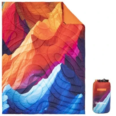 Imagen de KingCamp Manta Camping Ultraligera (Picos de Color, 200x145cm 150g/m²)