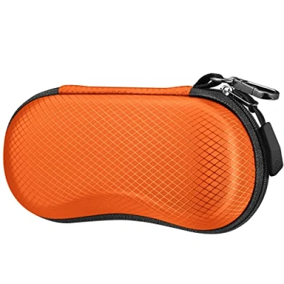 Imagen de Fintie Funda Gafas de Sol, Portátil Estuche Rigida con Clip y Cremallera para Mujeres Hombres