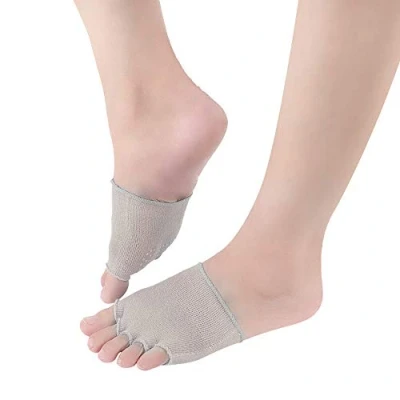 Imagen de HIGGER 1 par de mujeres sandalias antideslizantes tacones altos calcetines invisibles medias pie footie