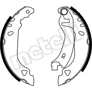 Imagen de Kit de zapatas METELLI 53 0066