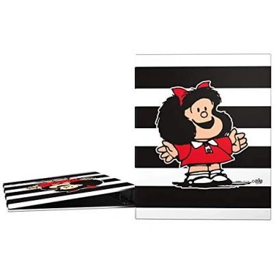 Imagen de Grafoplás 88141948－Carpeta anillas A4 Diseño Mafalda Rayas, 4 de 25mm