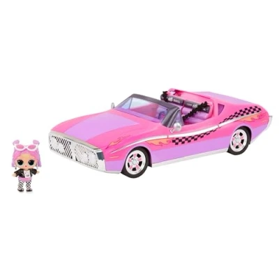 Imagen de L.O.L. Surprise! City Cruiser Coche deportivo rosa y morado con fabulosas características una exclusiva muñeca BEEPS para niños niñas a partir de 4 años