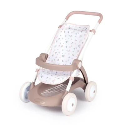 Imagen de SMOBY Baby Nurse Stroller for Babies up to 42cm (Not Included) Silent Wheels