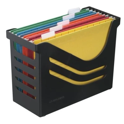 Imagen de Jalema Atlanta Res Caja reciclada para archivos (incluye 5 ), color negro, A658026998