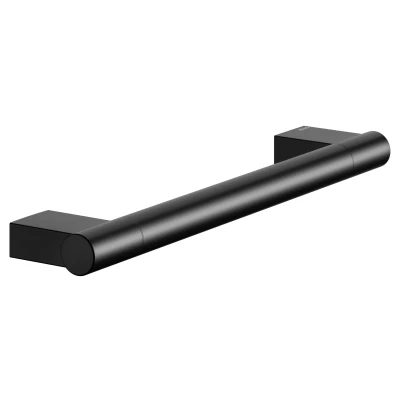 Imagen de KEUCO Asidero para bañera y Ducha, Color Negro Mate, 35 cm de Largo, Capacidad Carga 115 kg, Montaje en Pared, también como asa bañera, Plan Black Selection