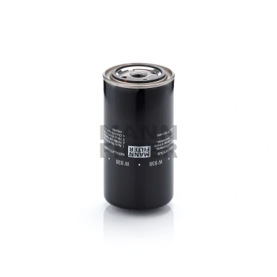 Imagen de MANN FILTER W 938 Filtro de aceite 3/4 16 UNF 2B con válvula bloqueo retorno enroscable