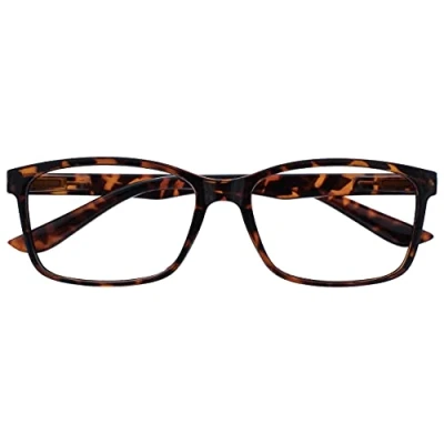 Imagen de The Reading Glasses Company La Compañía Gafas De Lectura Marrón Carey Lectores Grande Estilo Diseñador Hombres R83 2 +1,00