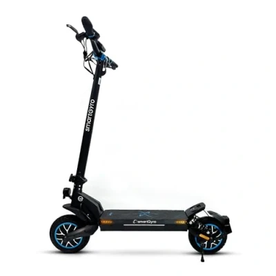 Imagen de smartGyro Crossover Dual MAX LR Patinete Eléctrico con 2 Motores de 48V (1000W), Batería 18000Ah, Autonomía 70Km, Ruedas Tubeless Grip, Triple Suspension, Frenada, App, Certificado DGT