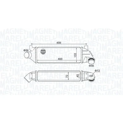 Imagen de MAGNETI MARELLI 351319204940 Intercooler