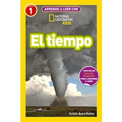 Imagen de Aprende a leer con National Geographic (Nivel 1) El tiempo: ¡Textos en letra de imprenta para lanzarse leer! (National Kids)