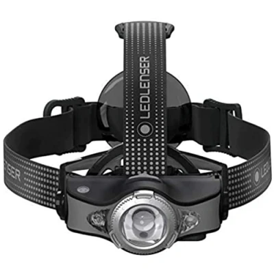 Imagen de Ledlenser Linterna frontal LED para exteriores MH11, gris, recargable con batería, 1000 lúmenes, enfocable, personalizable vía app, duración lumínica de hasta 100h, luz multicolorl, Optisense