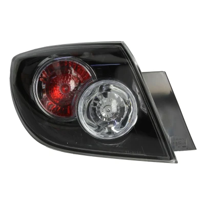 Imagen de TYC 11 11804 01 2 Piloto trasero izquierda Parte exterior negro sin portalámparas MAZDA: 3 Hatchback