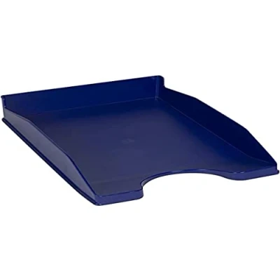 Imagen de Q Connect Bandeja Sobremesa Plástico Azul Opaco
